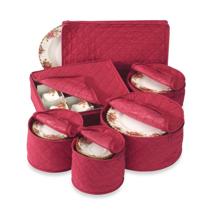 Quilted Cotton China Storage Chests (Set of 6) Bed Bath and Beyond Canada