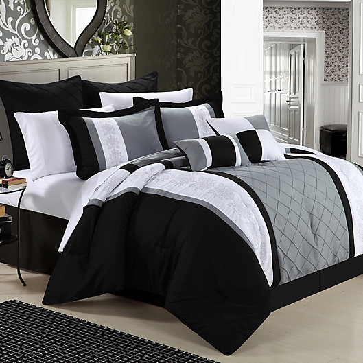 Alternate image 1 for Chic Home Bryce 8-Piece Comforter Set
