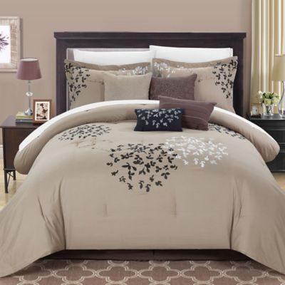 Chic Home Budz Comforter Set | Bed Bath And Beyond Canada