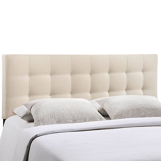 Headboard Fabric Upholstered Full/Queen Size Headboard With Modern Linen Tufted 