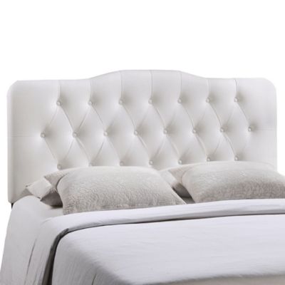 White Leather Headboard Bed Bath Beyond, White Leather Headboards Queen