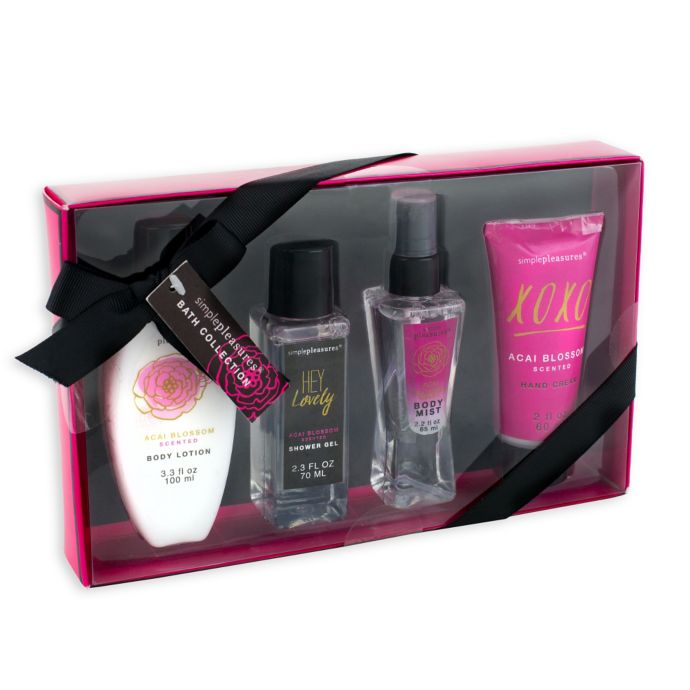 Simple Pleasures Pampering 4Piece Hand Cream Kit Bed Bath & Beyond