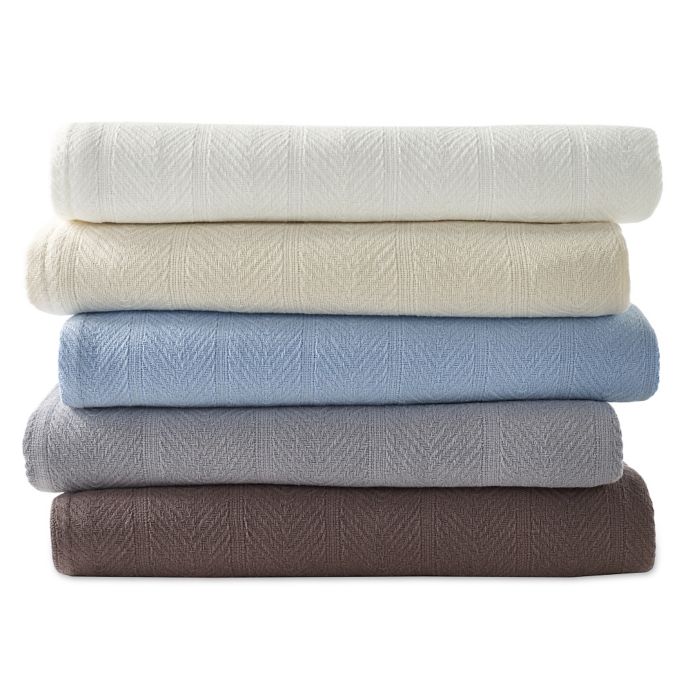 Eddie Bauer® Herringbone Cotton Blanket Bed Bath and Beyond Canada