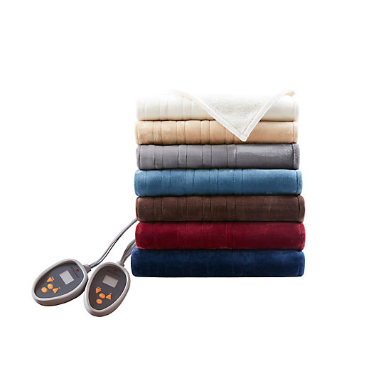 Alternate image 1 for Woolrich Heated Plush to Berber Blanket