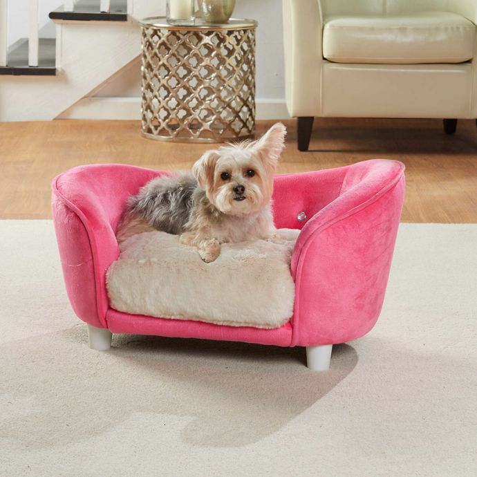 ultra plush snuggle dog sofa