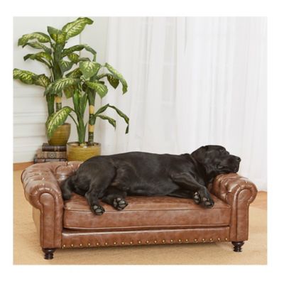 tufted dog couch