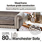 Alternate image 2 for Enchanted Home Velvet Tufted Manchester Pet Sofa in Grey