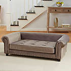 Alternate image 1 for Enchanted Home Velvet Tufted Manchester Pet Sofa in Grey