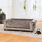 Alternate image 9 for Enchanted Home Velvet Tufted Manchester Pet Sofa in Grey