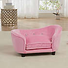 Alternate image 1 for Enchanted Home Pet Small Ultra Plush Snuggle Bed in Pink