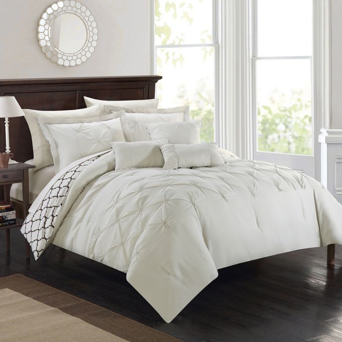 Chic Home Plymouth 10 Piece Comforter Set Bed Bath Beyond