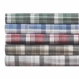 cal king plaid flannel sheets