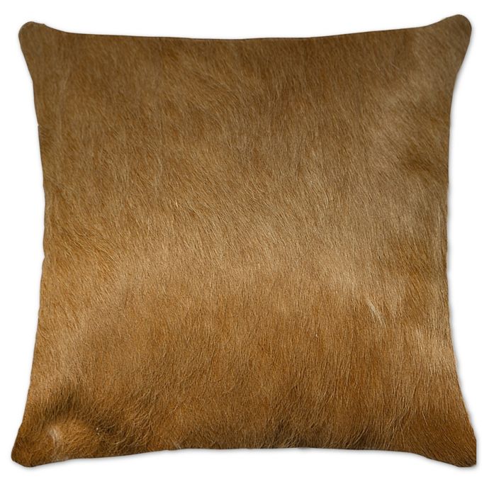 rectangular cowhide pillow