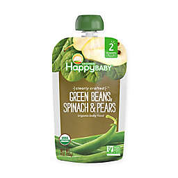 Happy Baby™ Clearly Crafted Stage 2 Food Puree in Green Bean, Spinach, & Pears