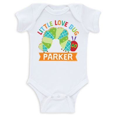 Very Hungry Caterpillar Infant Bodysuit in White