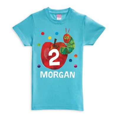 Very Hungry Caterpillar Birthday Size 2T Shirt in Blue