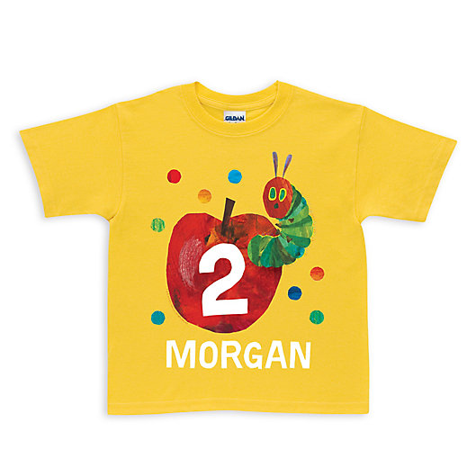 The Hungry Caterpillar CUSTOM Tshirt Personalize Birthday gift party Tee