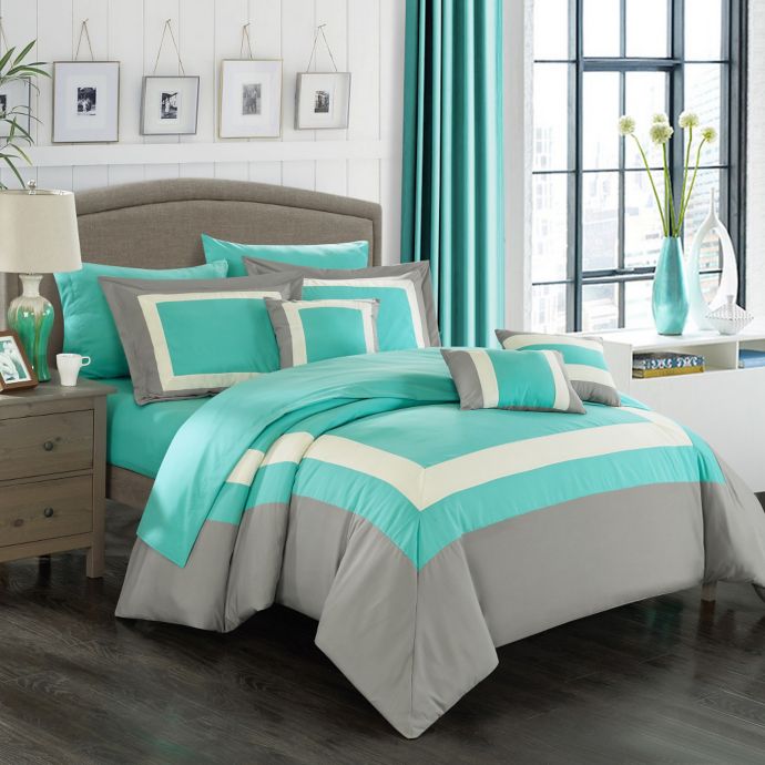 Chic Home Dylan 10-Piece Comforter Set | Bed Bath & Beyond