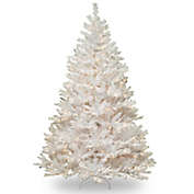 National Tree Company 7-Foot Wispy Willow Grande White Pre-Lit Christmas Tree with Clear Lights