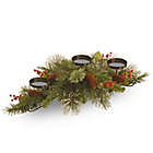 Alternate image 0 for 30-Inch Wintry Pine Centerpiece with 3 Candle Holders