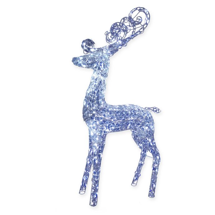 National Tree Company 60&quot; Metal LED Reindeer Decoration | Bed Bath &amp; Beyond