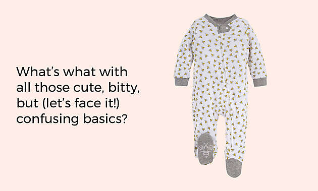 What’s what with all those cute, bitty, but  (let’s face it!) confusing basics?