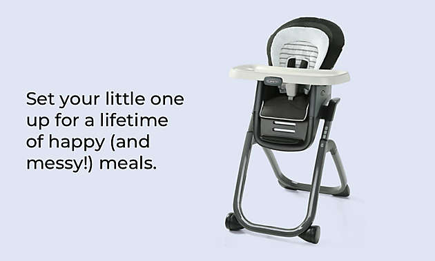 Set your little one up for a lifetime  of happy (and messy!) meals.