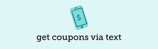 get coupons via text