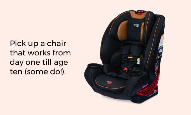 Pick up a chair that works from day one till age ten (some do!).