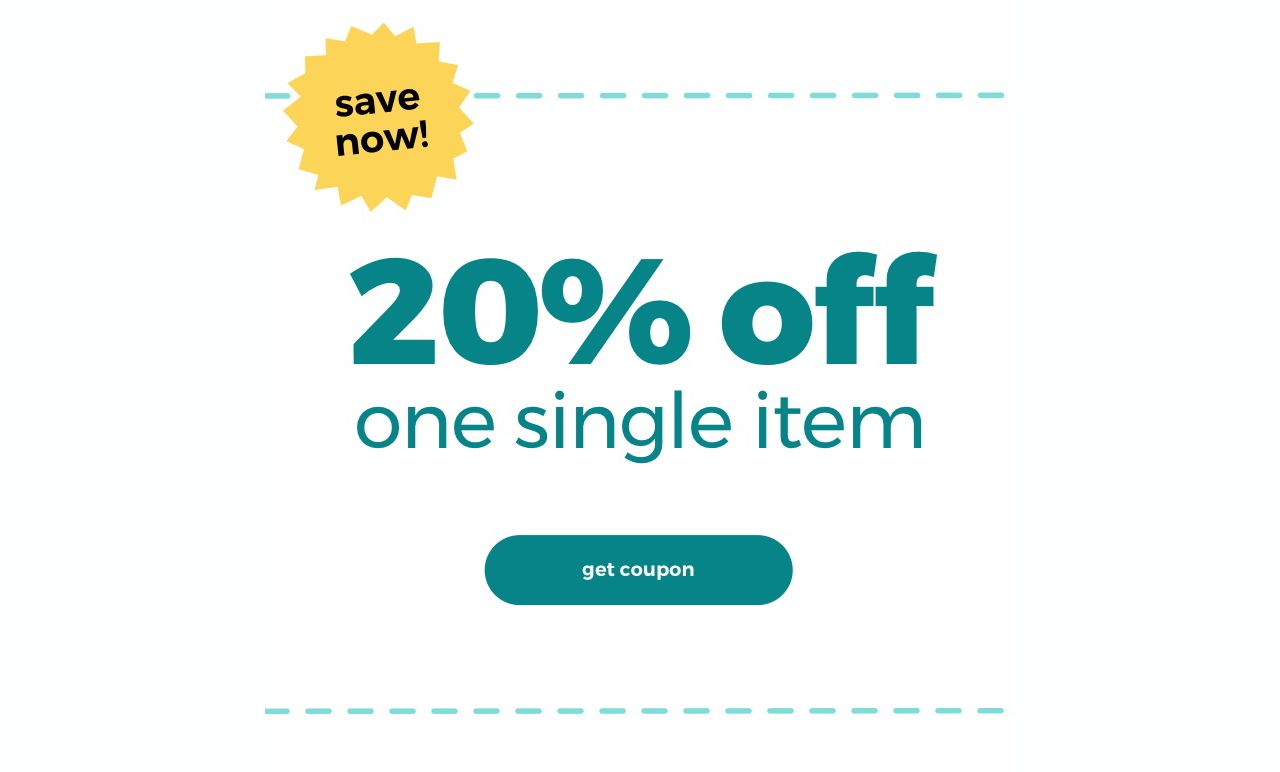 get coupons via email