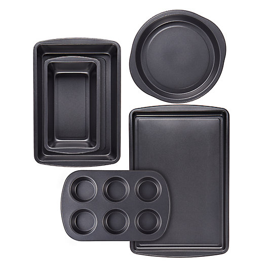 Alternate image 1 for Simply Essential™ 5-Piece Nonstick Carbon Steel Bakeware Set