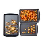 Alternate image 1 for Simply Essential&trade; 3-Piece Nonstick Baking Sheet Pans Set