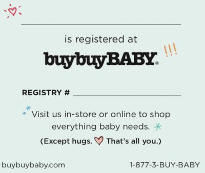 buy buy baby baby shower registry