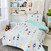Simply Essential&trade; 2-Piece Triangle Print Twin/Twin XL Comforter Set