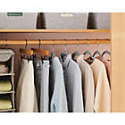 Alternate image 1 for Squared Away&trade; Wood Skirt Clip Hangers with Chrome Hardware (Set of 4)