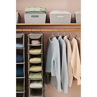 Squared Away&trade; Tweed Flared Storage Bin. View a larger version of this product image.