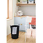 Alternate image 1 for Squared Away&trade; Iron Wire Laundry Hamper in Black With Liner