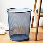 Alternate image 1 for Simply Essential&trade; Mesh Metal 6-Gallon Wastebasket in True Blue