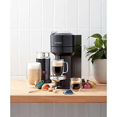 Nespresso&reg; Machine Breville Vertuo Next Premium Coffee Machine with Milk Frother in Black. View a larger version of this product image.