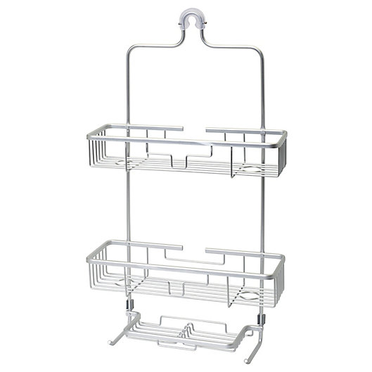 Alternate image 1 for Squared Away™ NeverRust® Aluminum XL Shower Caddy