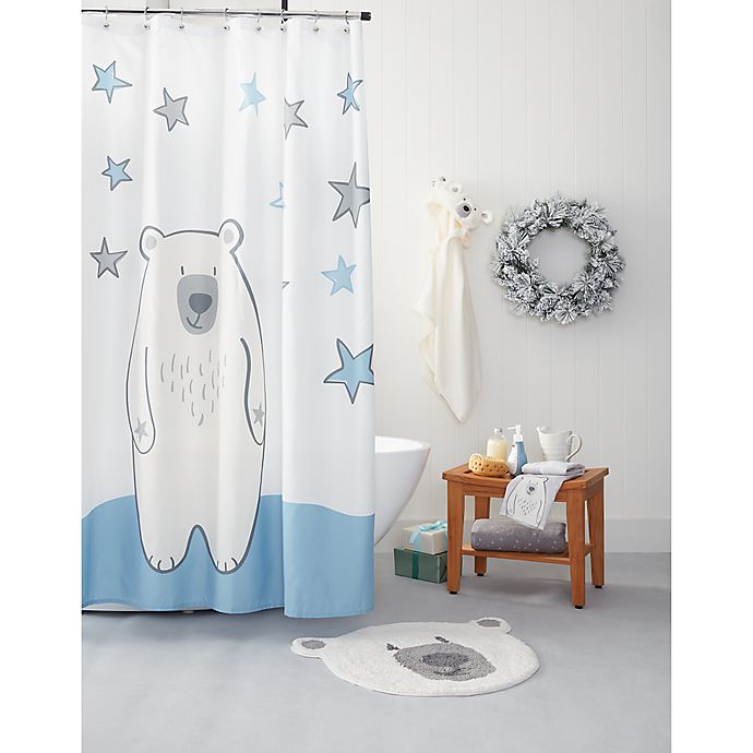 Marmalade Polar Bear Holiday Bath, Polar Bear Shower Curtains