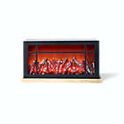 Alternate image 1 for Greyson Home 16.75-Inch Decorative LED Tabletop Fireplace in Black/Wood