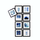 Alternate image 3 for Simply Essential&trade; 9-Piece Gallery 8-Inch x 8-Inch Matted Frame Set in Black
