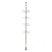 OXO 4-Tier Anodized Aluminum Tension Pole Shower Caddy
