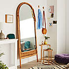 Alternate image 2 for Wild Sage&trade; Amina 70-Inch x 30-Inch Arched Rattan Leaner Mirror