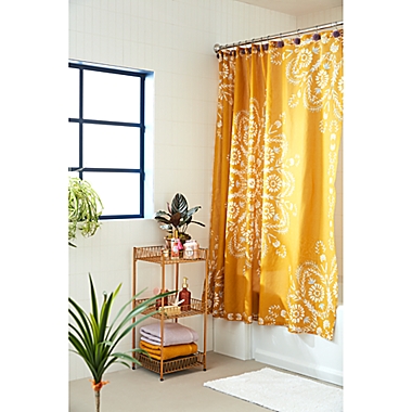 Wild Sage&trade; Lucia Floral Medallion Shower Curtain. View a larger version of this product image.
