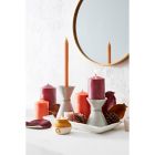 Alternate image 1 for Bee &amp; Willow&trade; Medium Ceramic Candle Holder in Grey