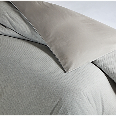 Studio 3B&trade; Woven Stripe 3-Piece Full/Queen Comforter Set in Grey. View a larger version of this product image.
