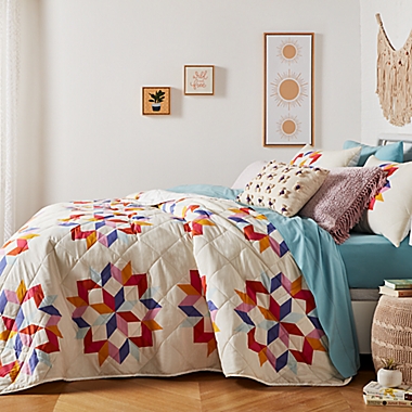 Wild Sage&trade; Patchwork Medallion 2-Piece Twin/Twin XL Quilt Set. View a larger version of this product image.