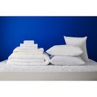 Alternate image 4 for Simply Essential&trade; Microfiber Down Alternative Full/Queen Comforter in White